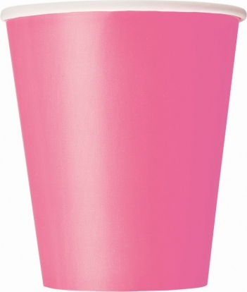 Glāzītes, rozā (8 gab/266 ml)